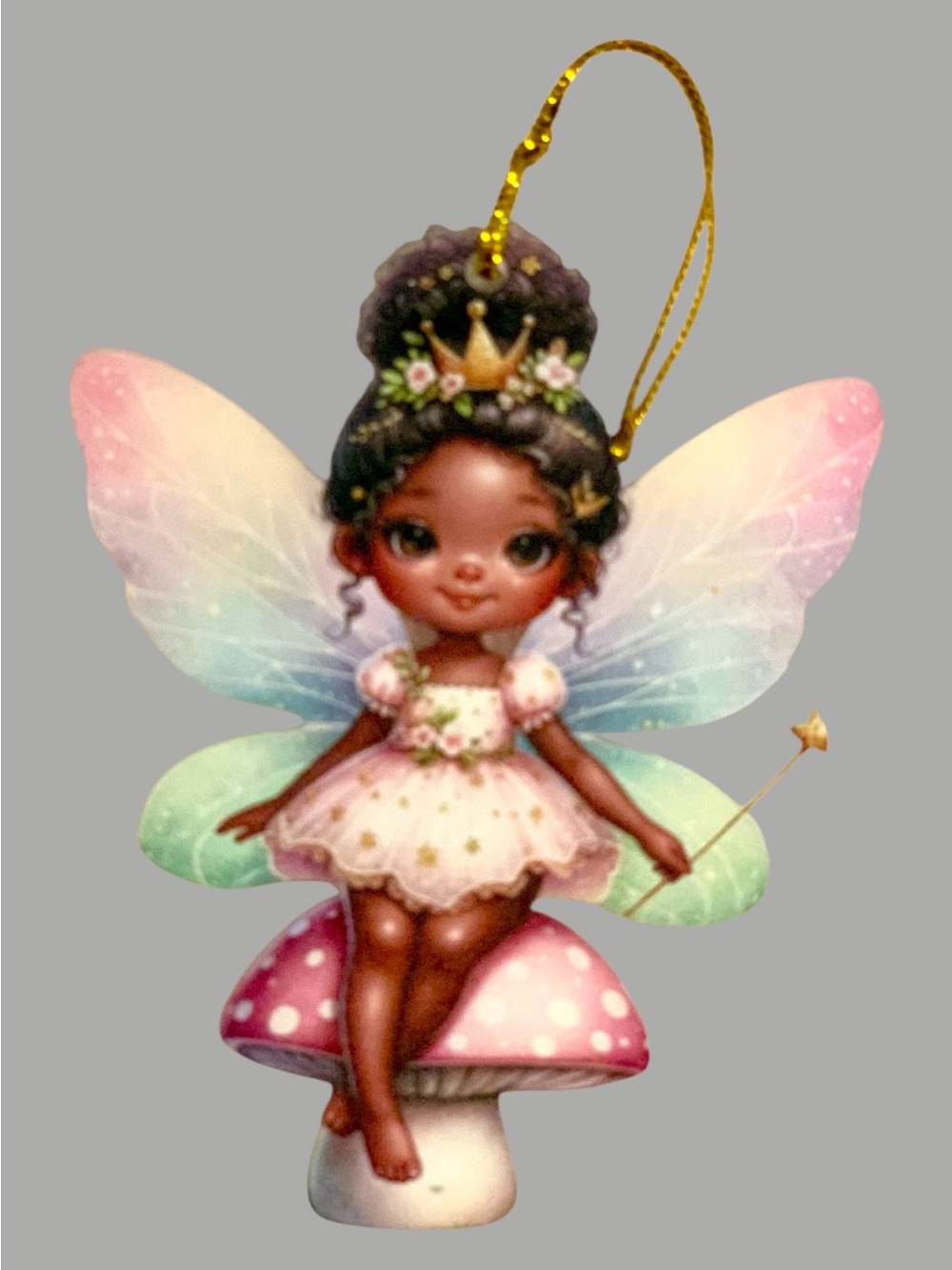 A Lot 4 Acrylic Fairy Hanging Ornament Pendants Great for resellers - Picture 5 of 5